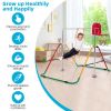 Kids Folding Horizontal Bar with 4 Adjustable Heights