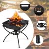 Outdoor Travel Portable 3-in-1 Camping Campfire Grill